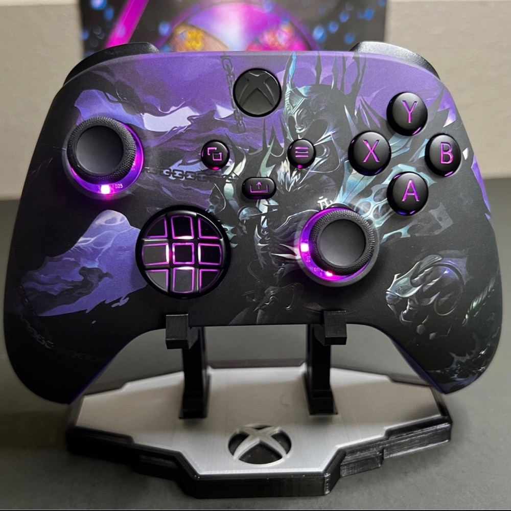 Microsoft Xbox Series X/S Custom Modded Controller with LED’s “Purple Ghost”